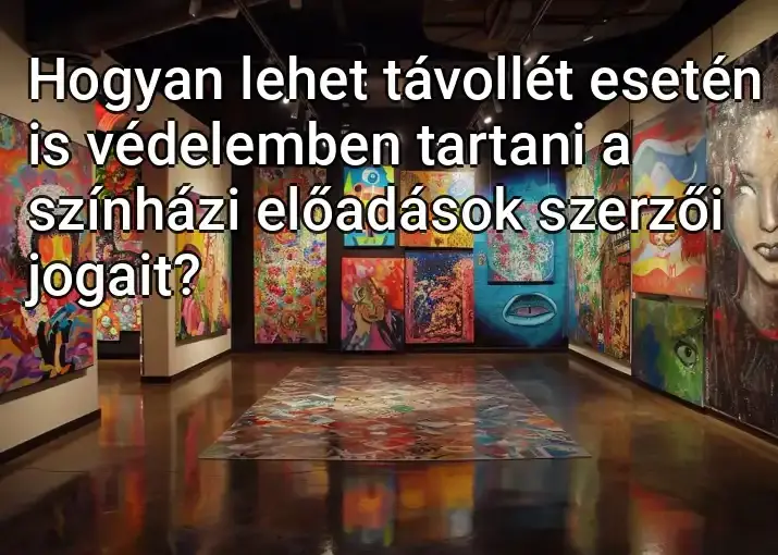 Hogyan lehet távollét esetén is védelemben tartani a színházi előadások szerzői jogait?