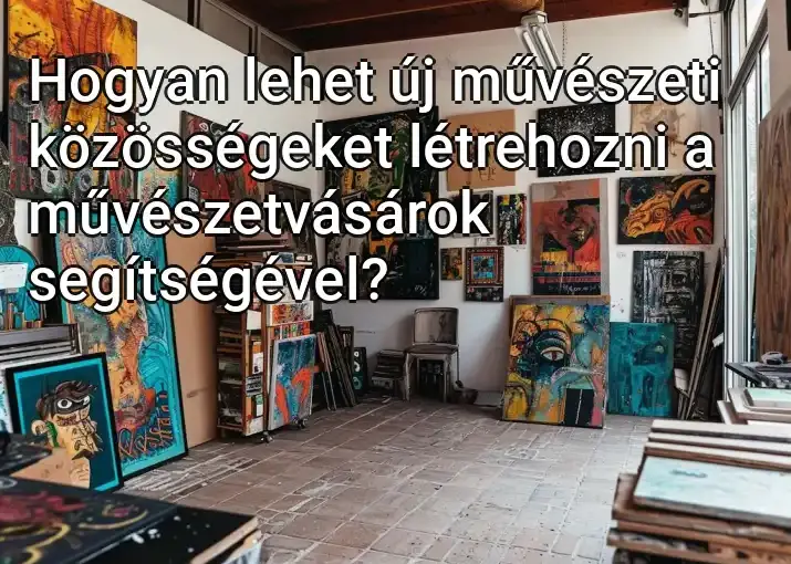 Hogyan lehet új művészeti közösségeket létrehozni a művészetvásárok segítségével?