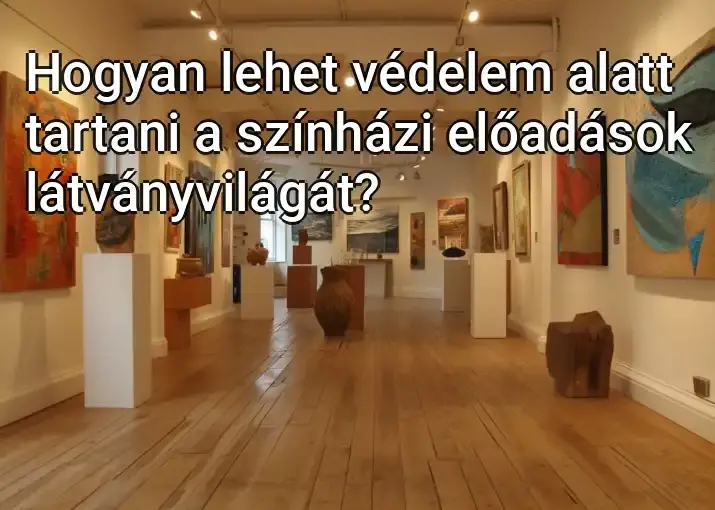 Hogyan lehet védelem alatt tartani a színházi előadások látványvilágát?