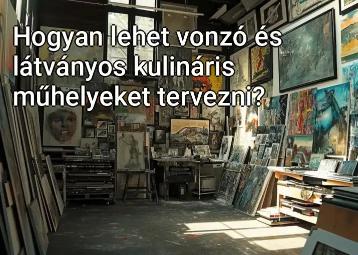 Hogyan lehet vonzó és látványos kulináris műhelyeket tervezni?