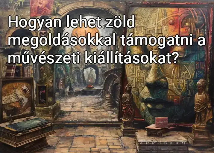 Hogyan lehet zöld megoldásokkal támogatni a művészeti kiállításokat?