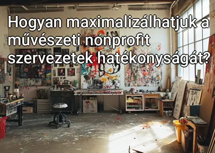 Hogyan maximalizálhatjuk a művészeti nonprofit szervezetek hatékonyságát?