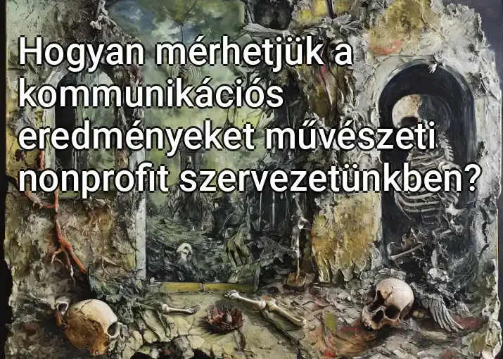 Hogyan mérhetjük a kommunikációs eredményeket művészeti nonprofit szervezetünkben?