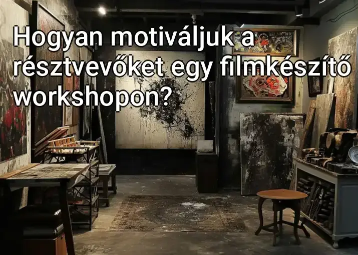 Hogyan motiváljuk a résztvevőket egy filmkészítő workshopon?