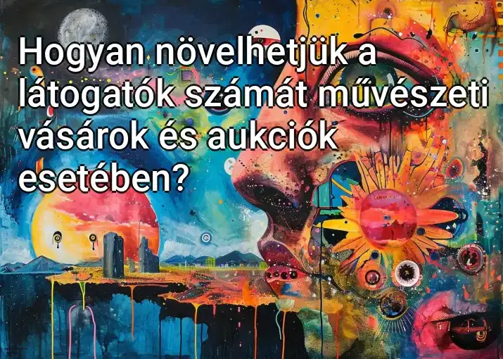 Hogyan növelhetjük a látogatók számát művészeti vásárok és aukciók esetében?