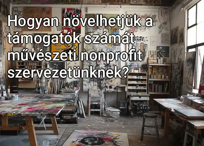 Hogyan növelhetjük a támogatók számát művészeti nonprofit szervezetünknek?