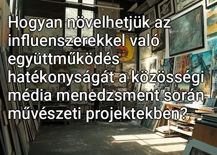 Hogyan növelhetjük az influenszerekkel való együttműködés hatékonyságát a közösségi média menedzsment során művészeti projektekben?