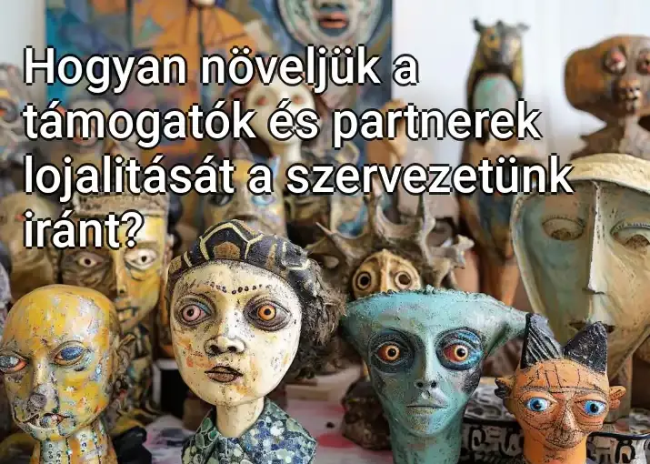 Hogyan növeljük a támogatók és partnerek lojalitását a szervezetünk iránt?