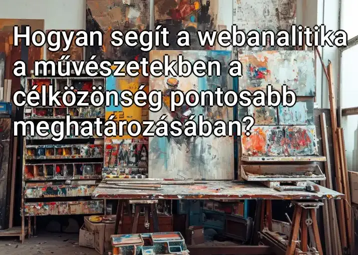 Hogyan segít a webanalitika a művészetekben a célközönség pontosabb meghatározásában?