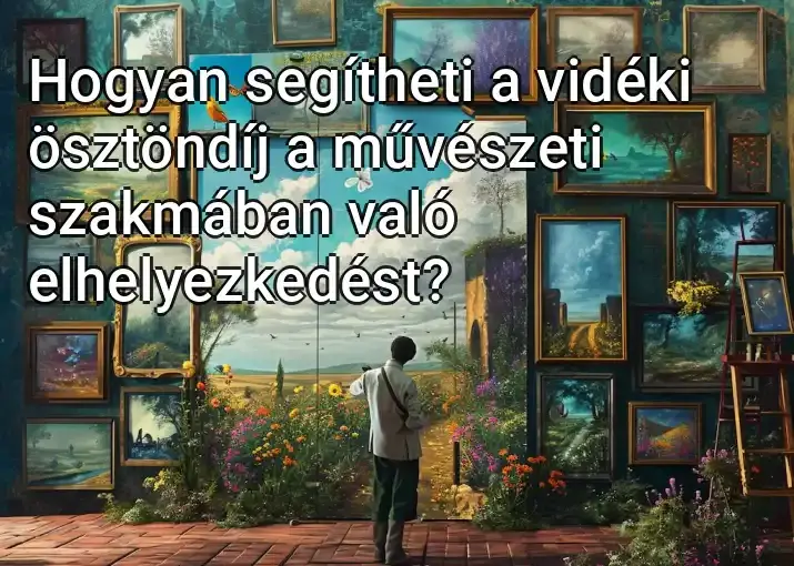 Hogyan segítheti a vidéki ösztöndíj a művészeti szakmában való elhelyezkedést?