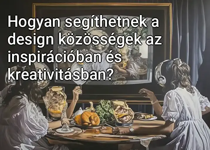 Hogyan segíthetnek a design közösségek az inspirációban és kreativitásban?