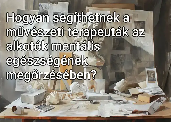 Hogyan segíthetnek a művészeti terapeuták az alkotók mentális egészségének megőrzésében?