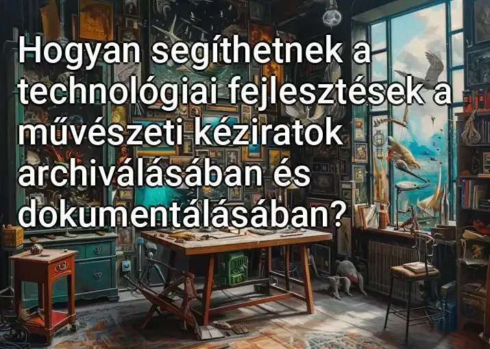 Hogyan segíthetnek a technológiai fejlesztések a művészeti kéziratok archiválásában és dokumentálásában?