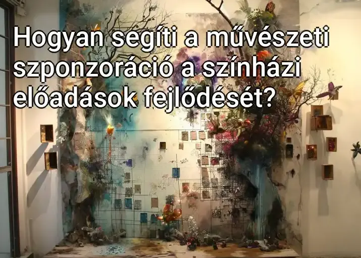 Hogyan segíti a művészeti szponzoráció a színházi előadások fejlődését?