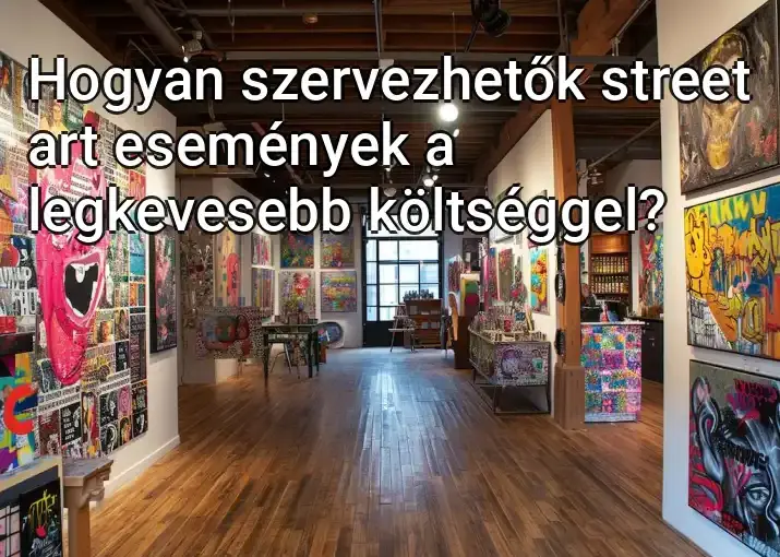 Hogyan szervezhetők street art események a legkevesebb költséggel?