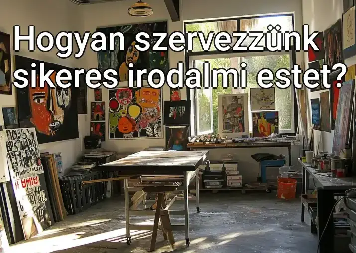 Hogyan szervezzünk sikeres irodalmi estet?