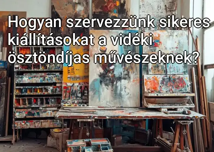 Hogyan szervezzünk sikeres kiállításokat a vidéki ösztöndíjas művészeknek?