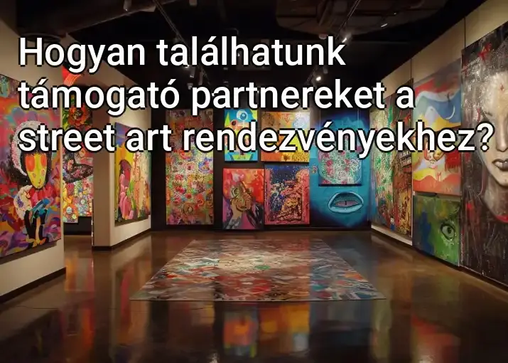 Hogyan találhatunk támogató partnereket a street art rendezvényekhez?