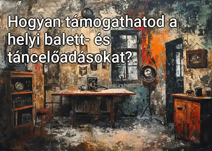 Hogyan támogathatod a helyi balett- és táncelőadásokat?