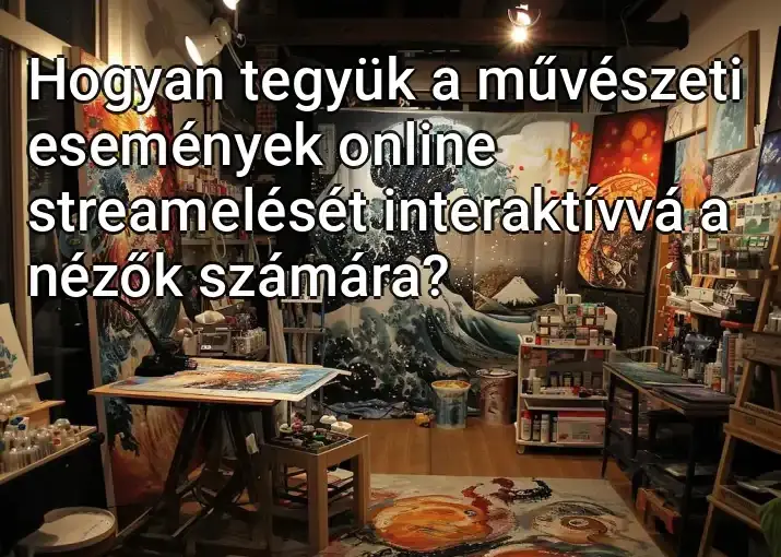 Hogyan tegyük a művészeti események online streamelését interaktívvá a nézők számára?