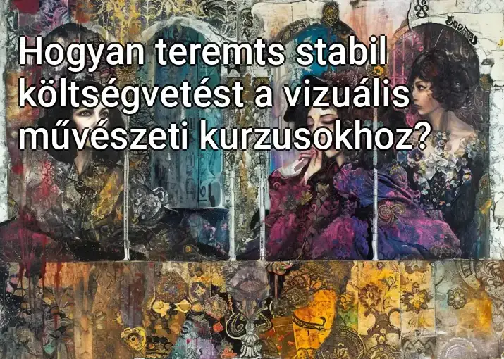 Hogyan teremts stabil költségvetést a vizuális művészeti kurzusokhoz?