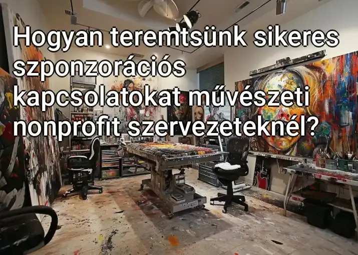 Hogyan teremtsünk sikeres szponzorációs kapcsolatokat művészeti nonprofit szervezeteknél?