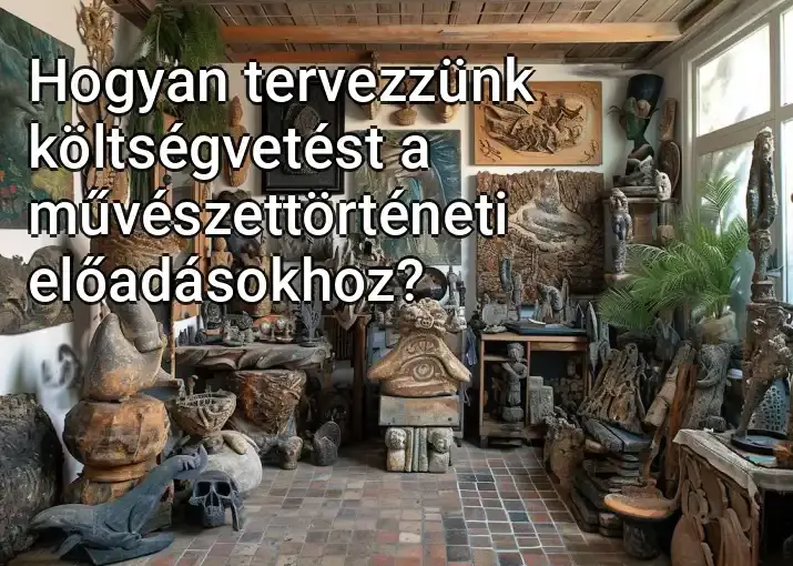 Hogyan tervezzünk költségvetést a művészettörténeti előadásokhoz?