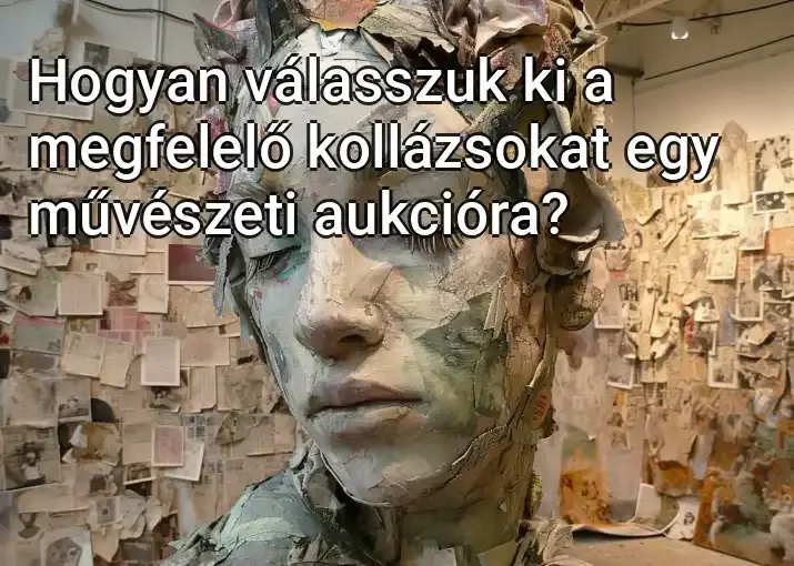 Hogyan válasszuk ki a megfelelő kollázsokat egy művészeti aukcióra?