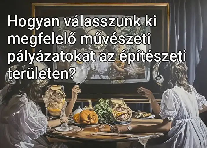 Hogyan válasszunk ki megfelelő művészeti pályázatokat az építészeti területen?