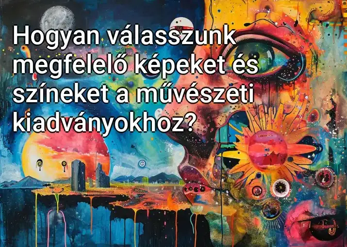 Hogyan válasszunk megfelelő képeket és színeket a művészeti kiadványokhoz?