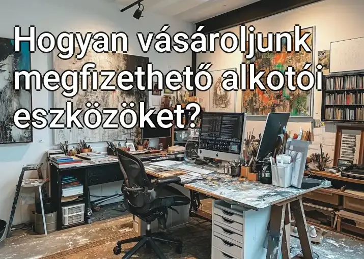 Hogyan vásároljunk megfizethető alkotói eszközöket?