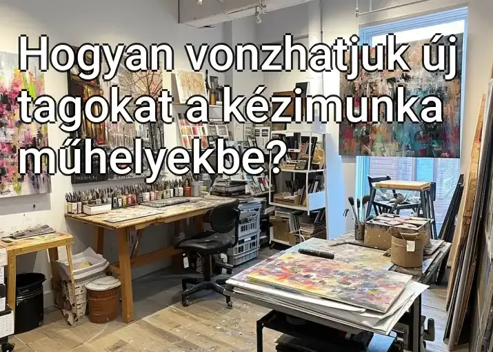 Hogyan vonzhatjuk új tagokat a kézimunka műhelyekbe?