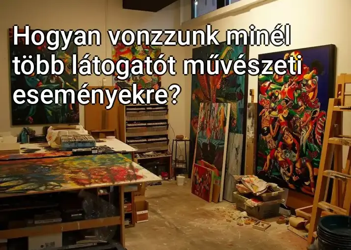 Hogyan vonzzunk minél több látogatót művészeti eseményekre?