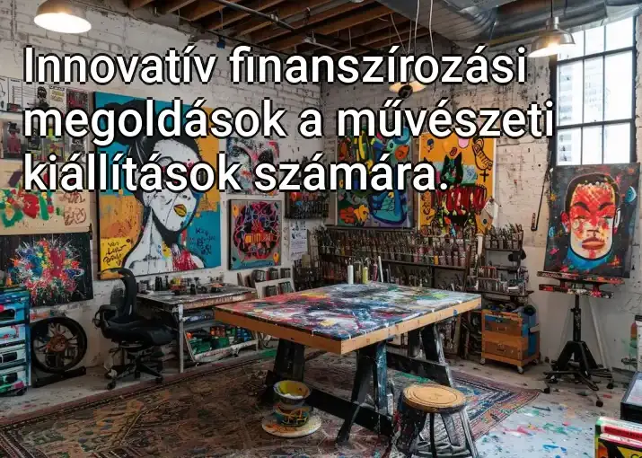 Innovatív finanszírozási megoldások a művészeti kiállítások számára.