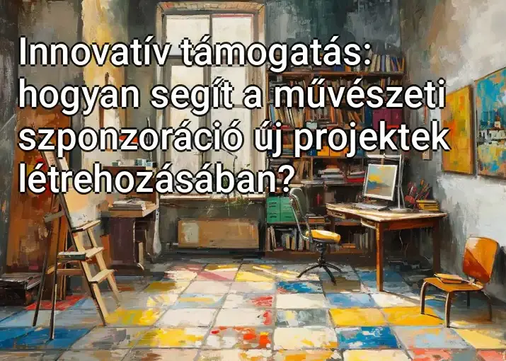 Innovatív támogatás: hogyan segít a művészeti szponzoráció új projektek létrehozásában?