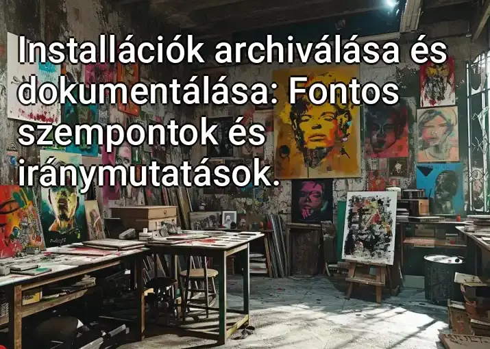 Installációk archiválása és dokumentálása: Fontos szempontok és iránymutatások.