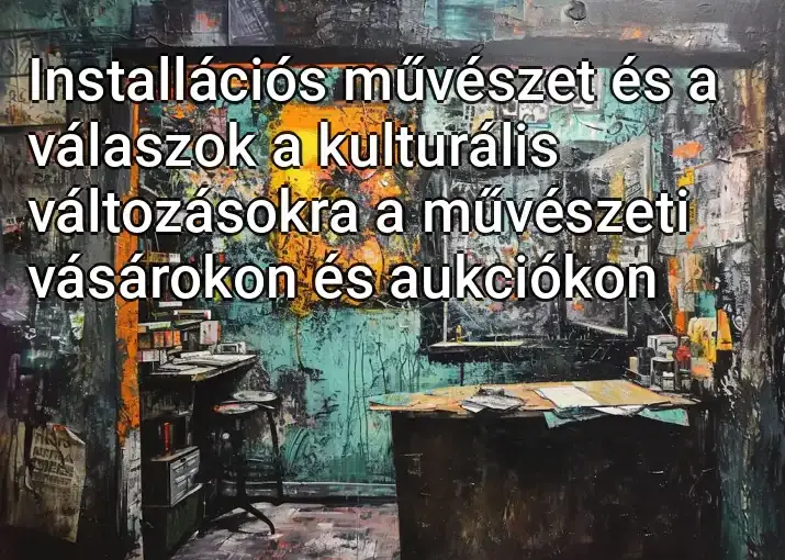 Installációs művészet és a válaszok a kulturális változásokra a művészeti vásárokon és aukciókon