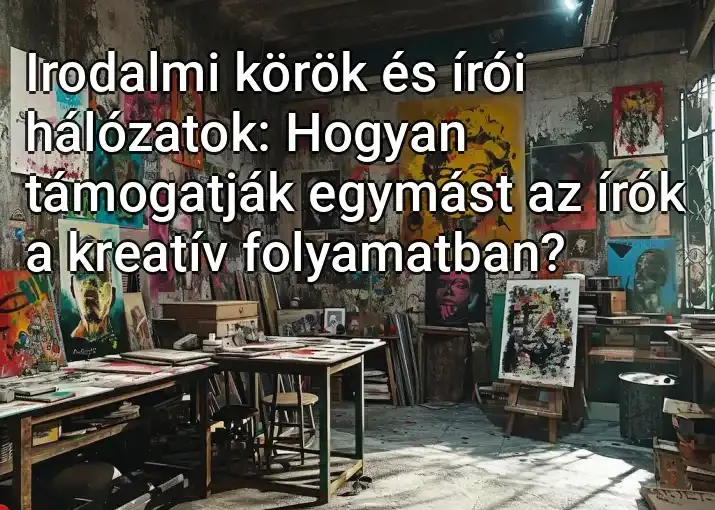 Irodalmi körök és írói hálózatok: Hogyan támogatják egymást az írók a kreatív folyamatban?