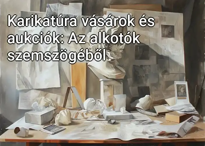 Karikatúra vásárok és aukciók: Az alkotók szemszögéből