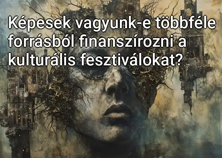 Képesek vagyunk-e többféle forrásból finanszírozni a kulturális fesztiválokat?