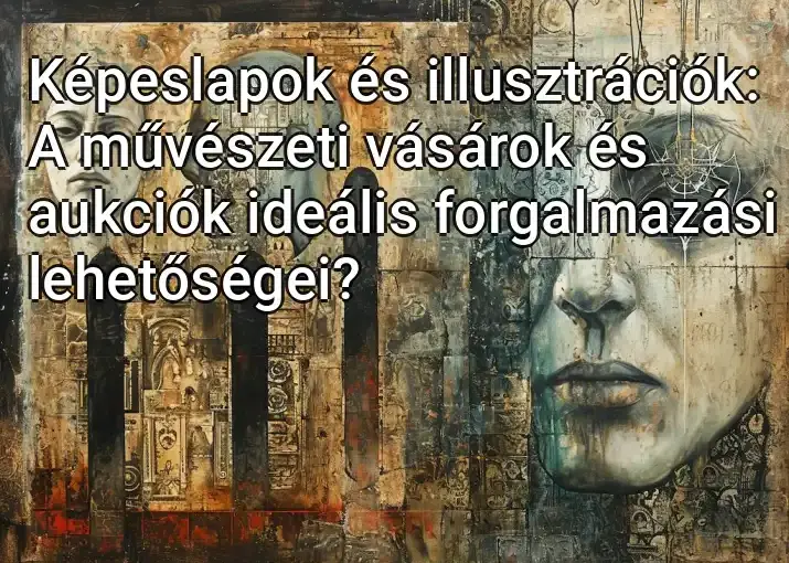 Képeslapok és illusztrációk: A művészeti vásárok és aukciók ideális forgalmazási lehetőségei?