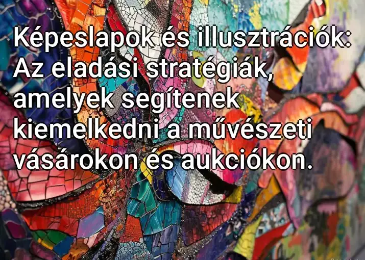 Képeslapok és illusztrációk: Az eladási stratégiák, amelyek segítenek kiemelkedni a művészeti vásárokon és aukciókon.