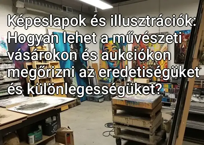 Képeslapok és illusztrációk: Hogyan lehet a művészeti vásárokon és aukciókon megőrizni az eredetiségüket és különlegességüket?