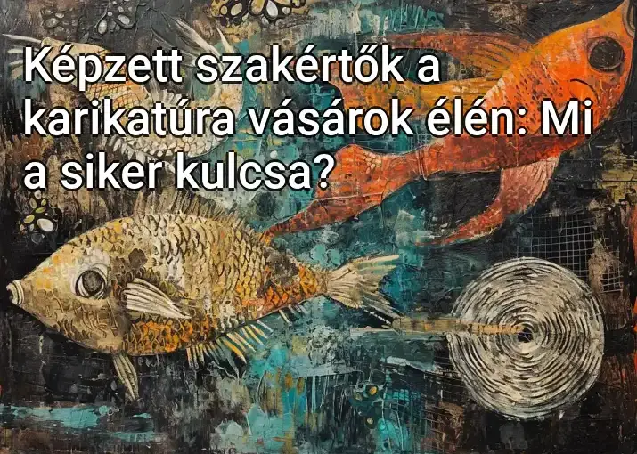 Képzett szakértők a karikatúra vásárok élén: Mi a siker kulcsa?