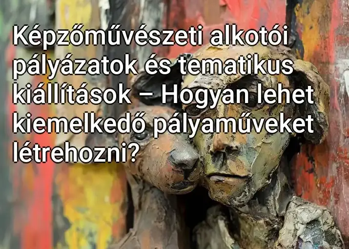 Képzőművészeti alkotói pályázatok és tematikus kiállítások – Hogyan lehet kiemelkedő pályaműveket létrehozni?