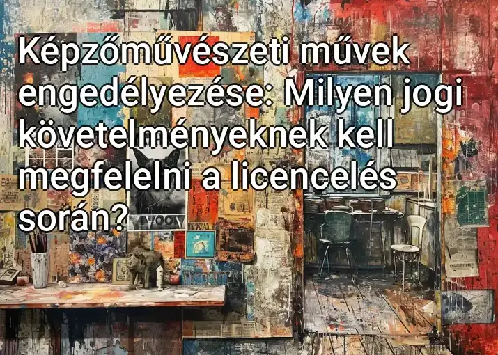 Képzőművészeti művek engedélyezése: Milyen jogi követelményeknek kell megfelelni a licencelés során?