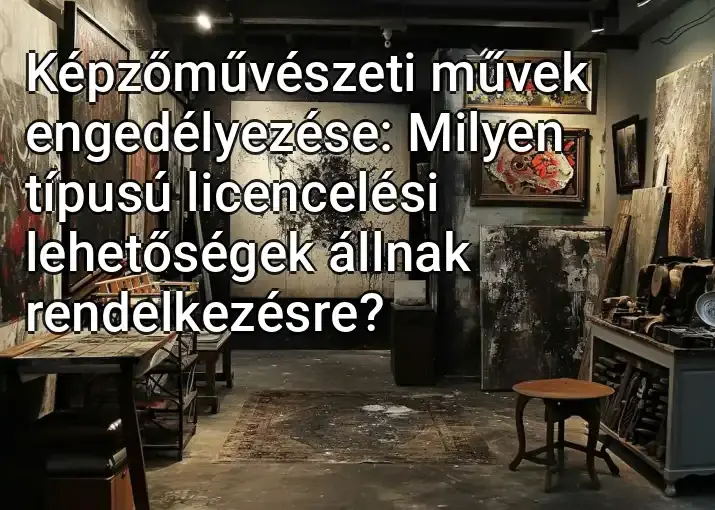 Képzőművészeti művek engedélyezése: Milyen típusú licencelési lehetőségek állnak rendelkezésre?