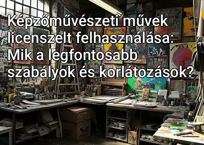 Képzőművészeti művek licenszelt felhasználása: Mik a legfontosabb szabályok és korlátozások?