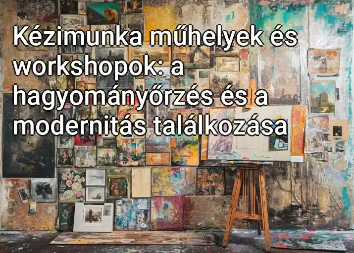 Kézimunka műhelyek és workshopok: a hagyományőrzés és a modernitás találkozása