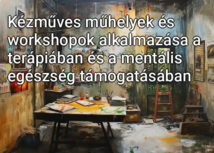 Kézműves műhelyek és workshopok alkalmazása a terápiában és a mentális egészség támogatásában